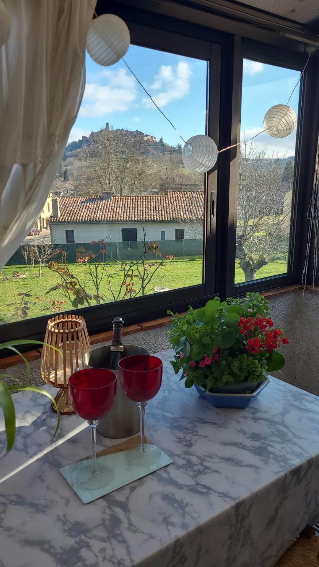 La Jolie Vue Et La Maison De La Tour- Cordes-Sur-Ciel Les Cabannes  ภายนอก รูปภาพ